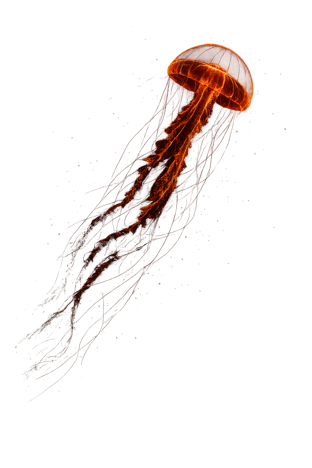 Méduse lumineuse — visuel LYRA